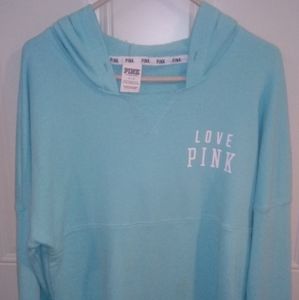 Pink Victoria's Secret Women's Logo Hoodie